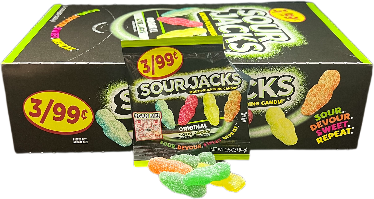 Sour Jacks Original.5oz Bag