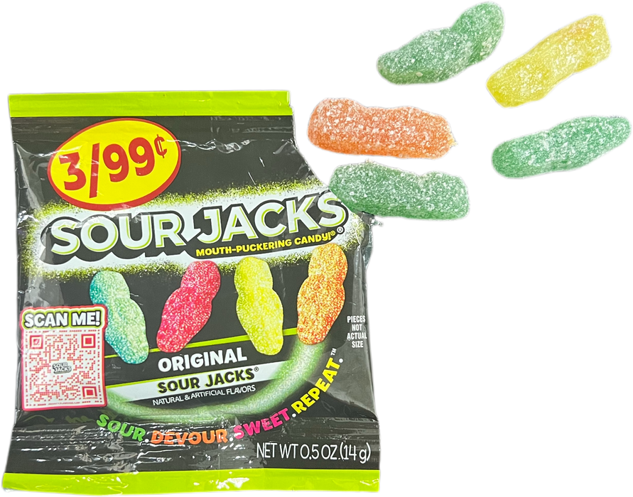 Sour Jacks Original.5oz Bag