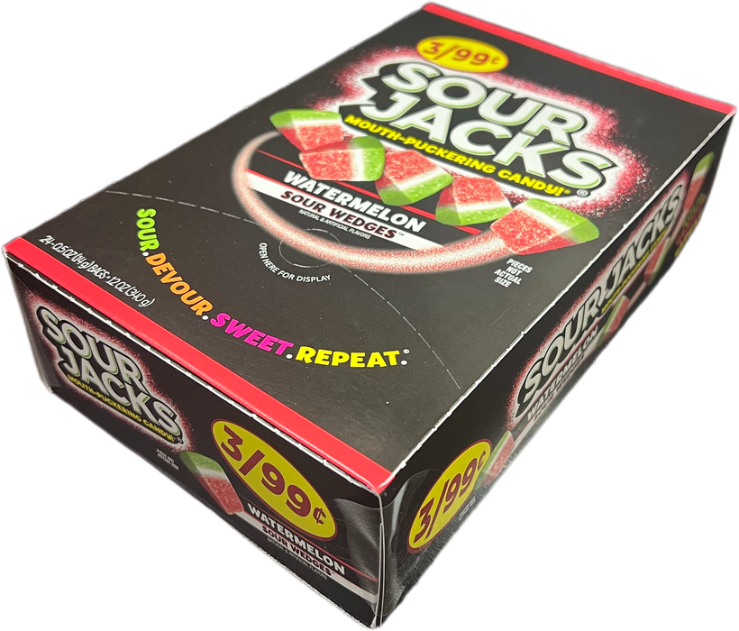 Sour Jacks Wedges Watermelon .5oz Bag