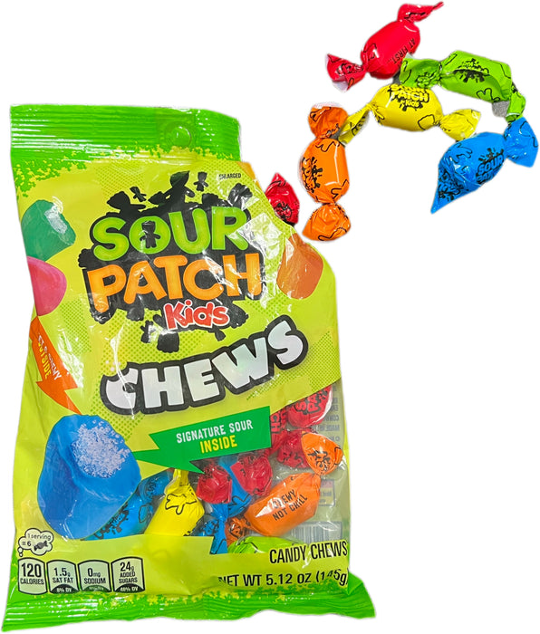 Sour Patch Kids 5.12oz Bag Chews Assorted
