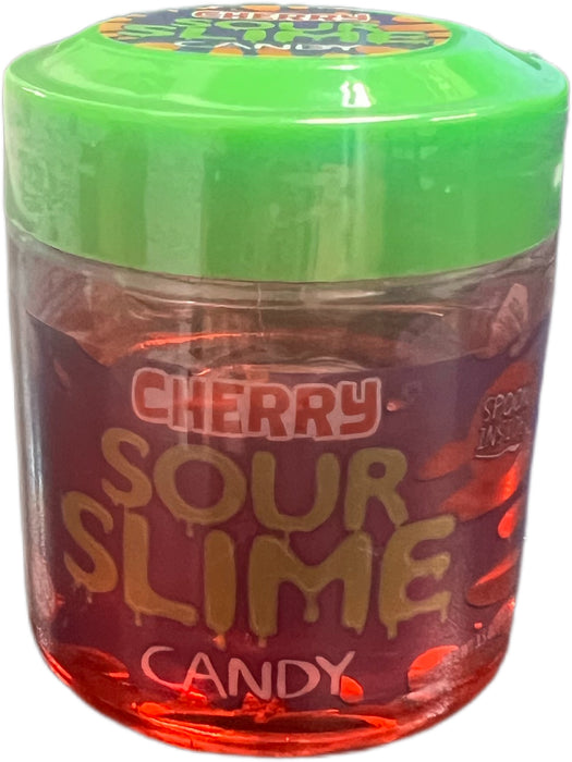 Sour Slime Candy 3.5oz Green Apple, Cherry