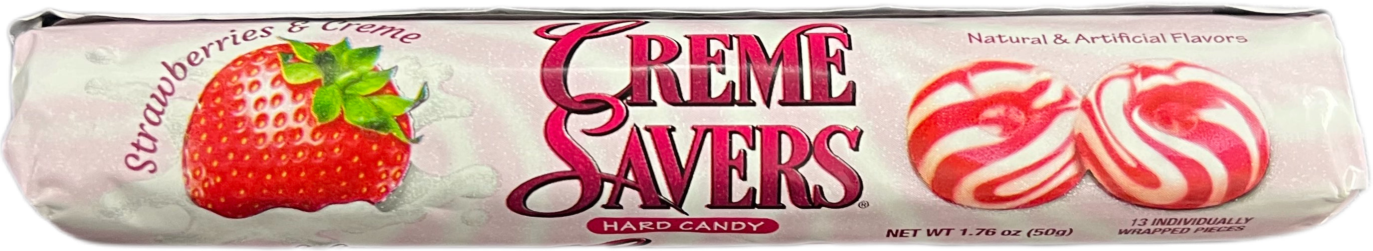 Creme Savers Strawberry and Creme 13ct Roll