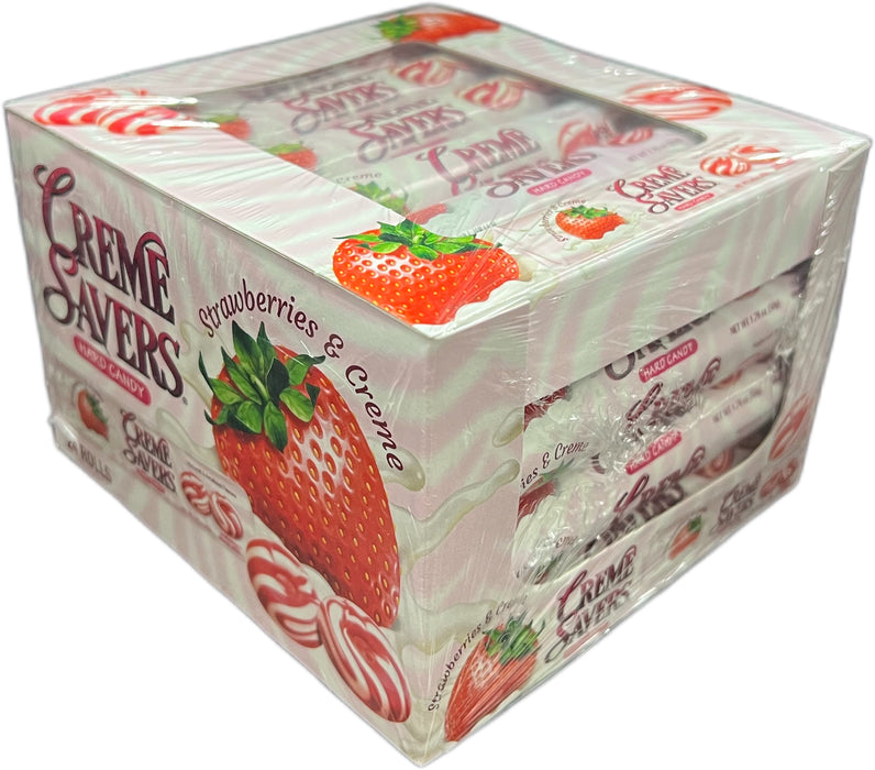 Creme Savers Strawberry and Creme 13ct Roll