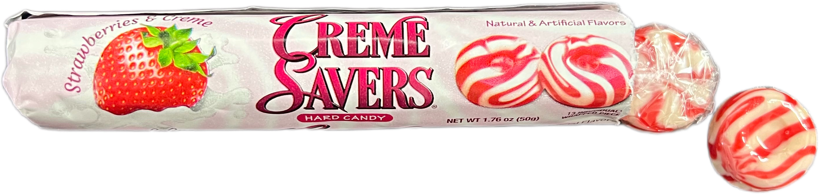 Creme Savers Strawberry and Creme 13ct Roll