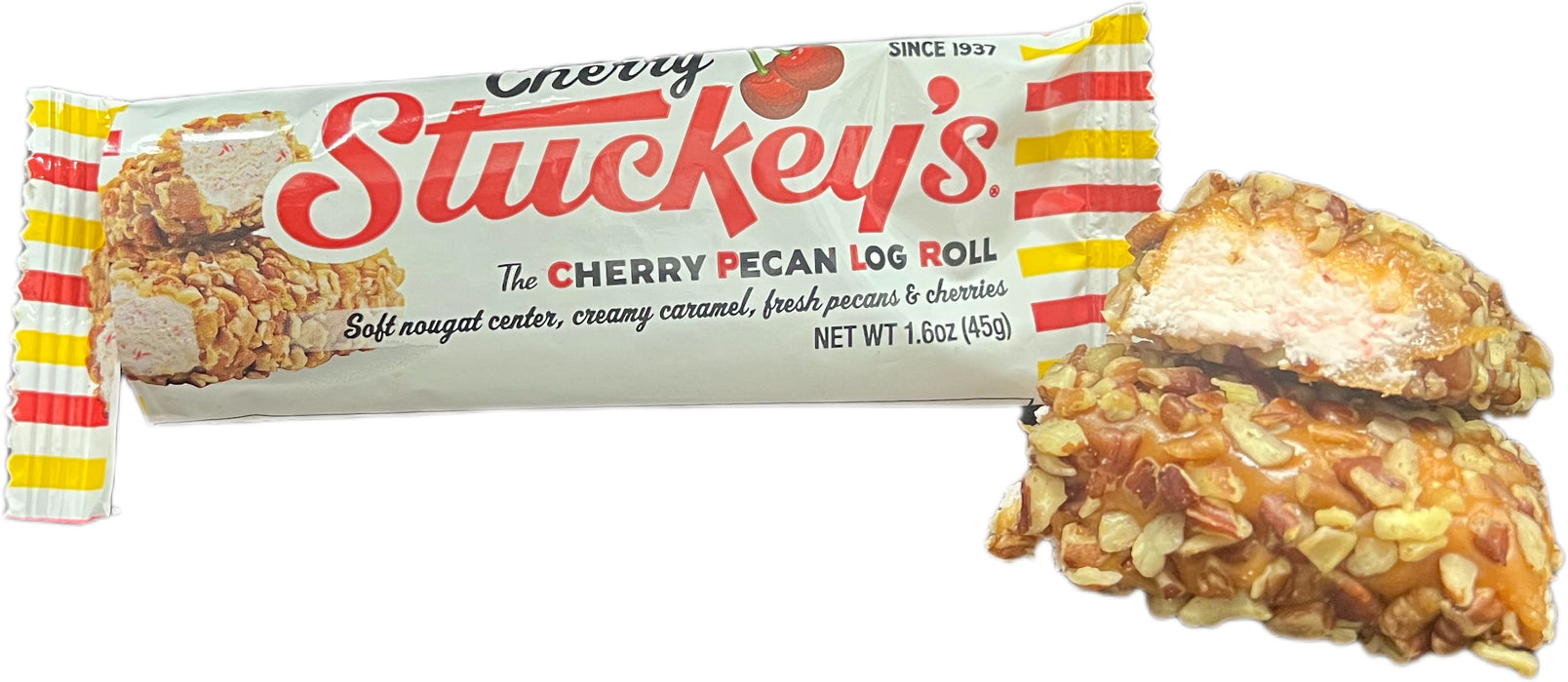 Stuckey's Pecan Log 1.6oz Cherry
