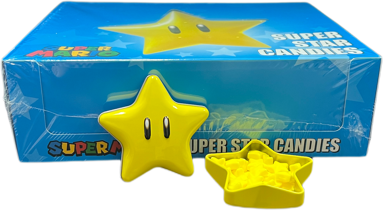 Nintendo Super Star Sours Tin 0.6oz