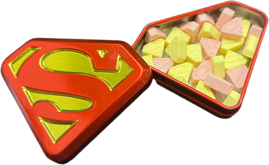 Superman S-Shield Sours 0.6oz tin