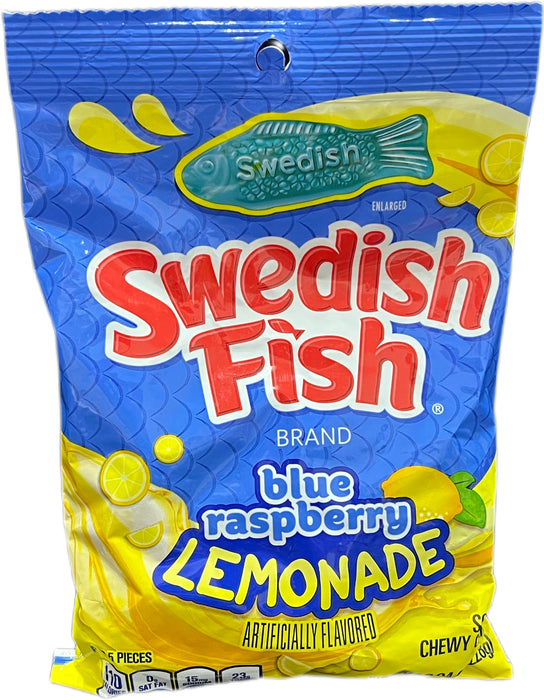 Swedish Fish 8oz Bag Blue Raspberry Lemonade