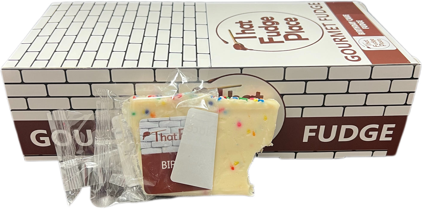 That Fudge Place Fudge 4oz Slice Birthday Cake