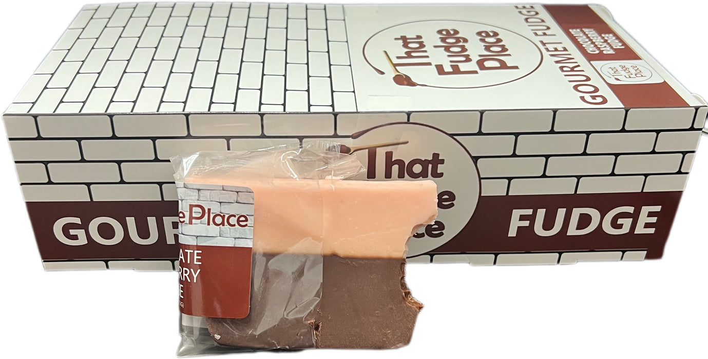 That Fudge Place Fudge 4oz Slice Chocolate Raspberry