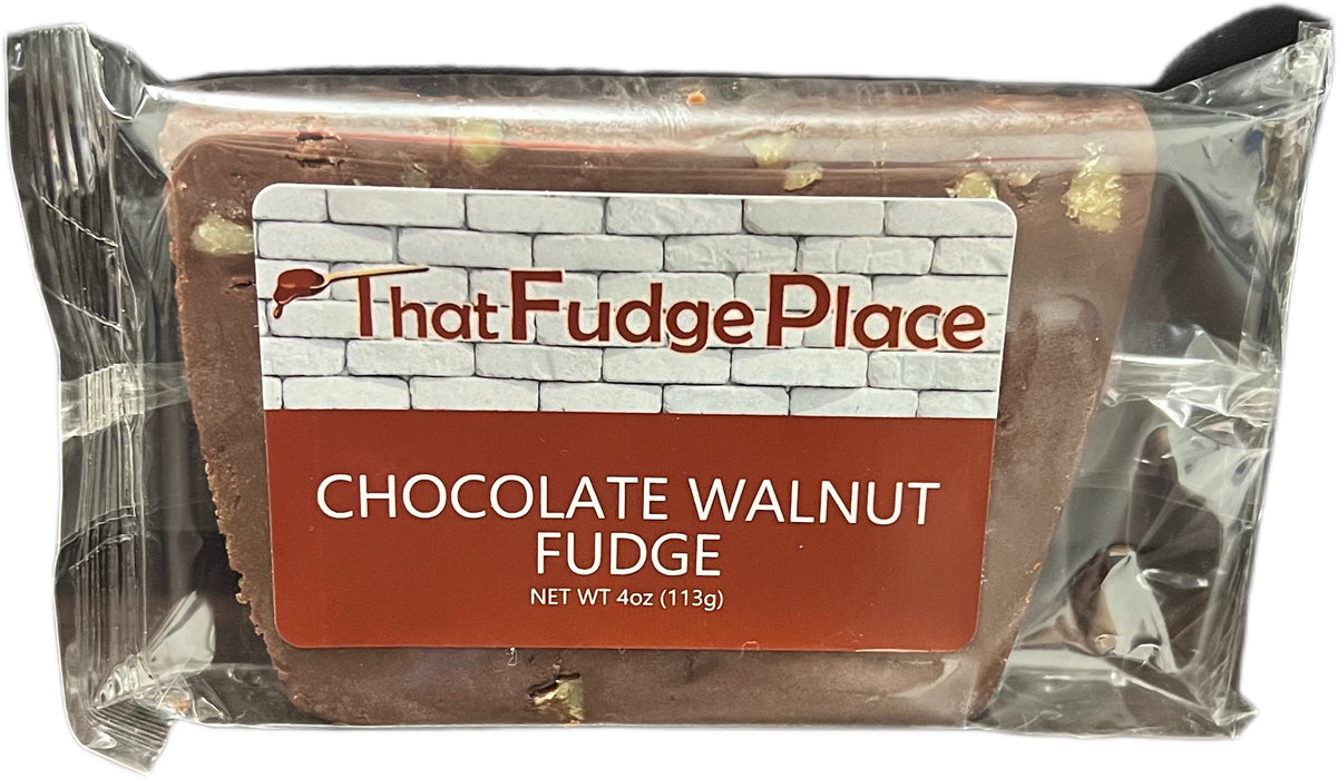 That Fudge Place Fudge 4oz Slice Chocolate Walnut