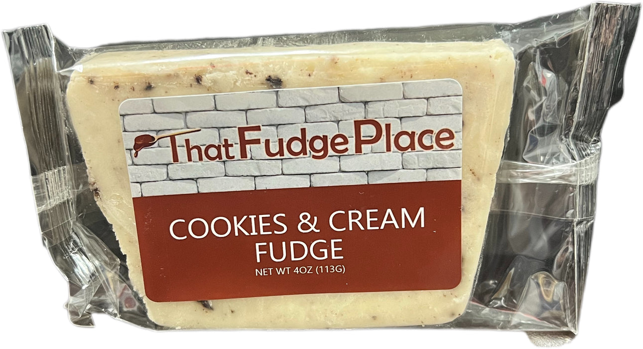 That Fudge Place Fudge 4oz Slice Cookies n' Cream