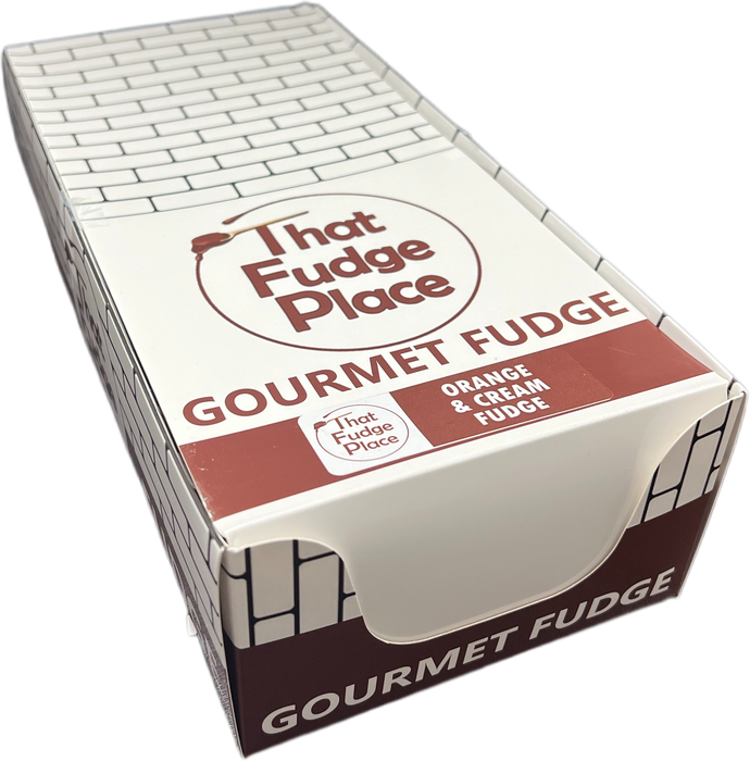 That Fudge Place Fudge 4oz Slice Orange and Cream