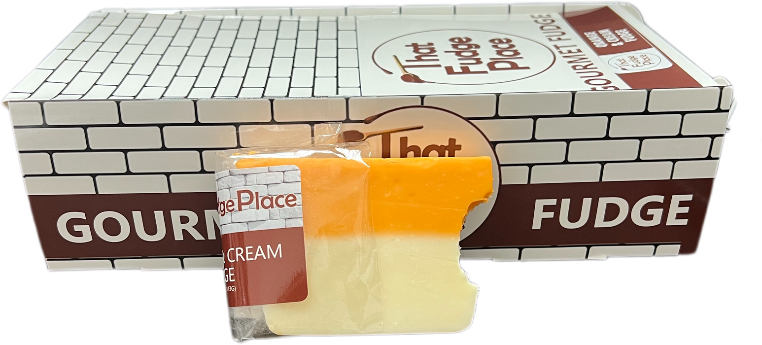 That Fudge Place Fudge 4oz Slice Orange and Cream