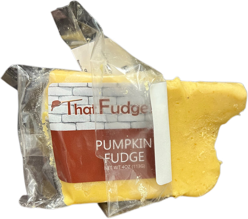 That Fudge Place Fudge 4oz Slice Pumpkin