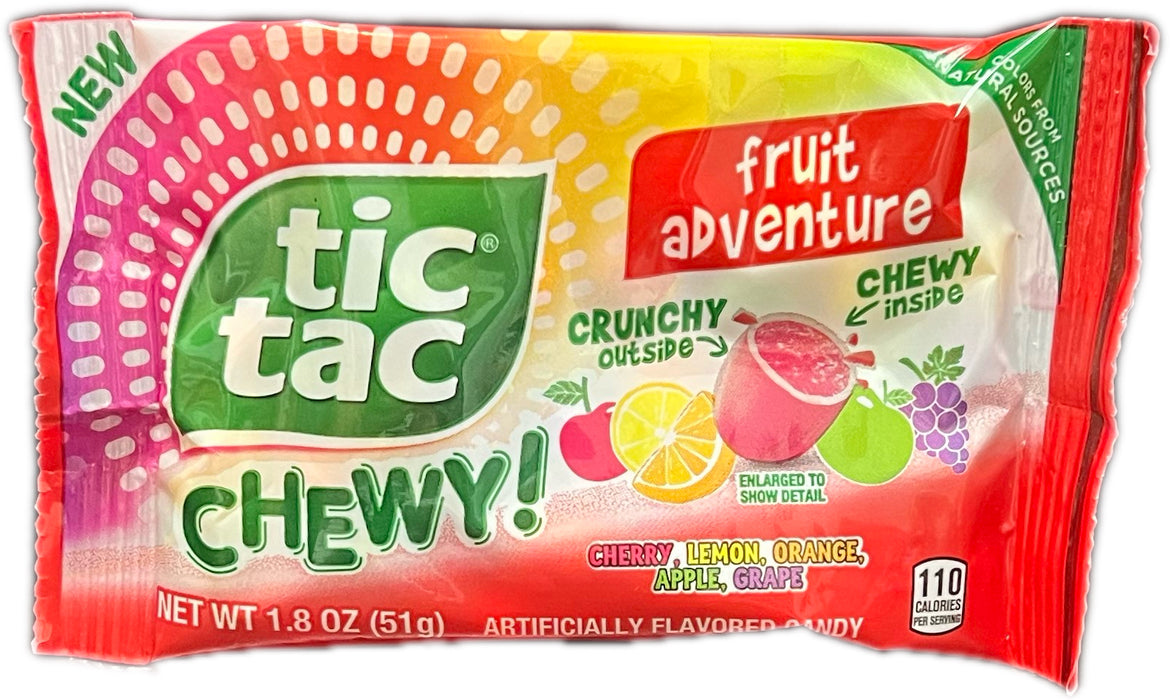 Tic Tac 1.8oz Bag Chewy Fruit Adventure