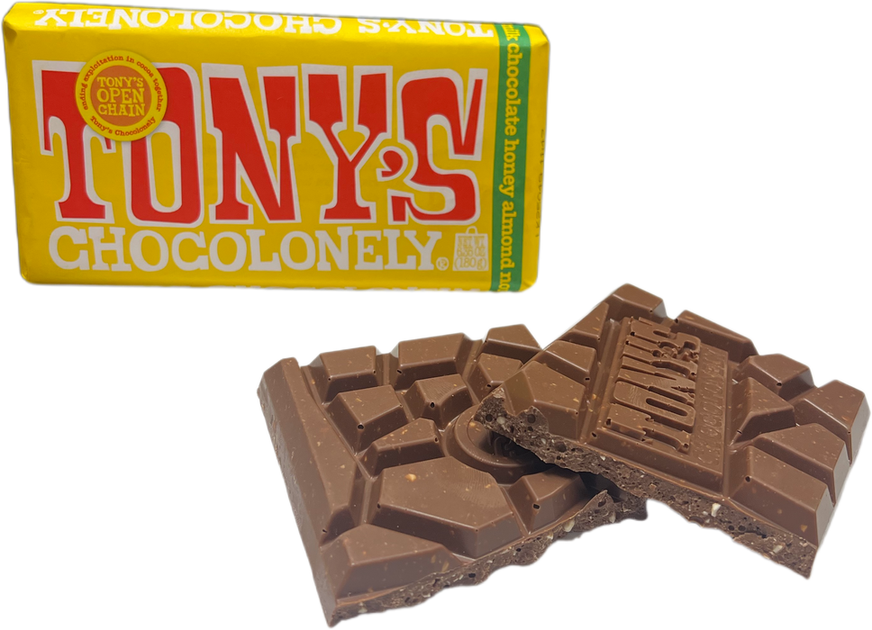 Tony's 6.65oz Milk Honey Almond Nougat Chocolate Bar