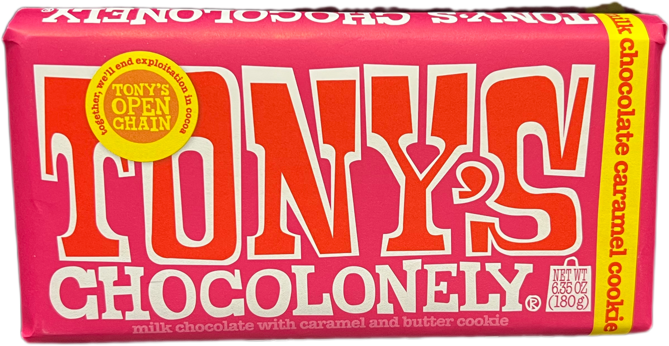 Tony's 6.65oz Milk Caramel Cookie Chocolate Bar