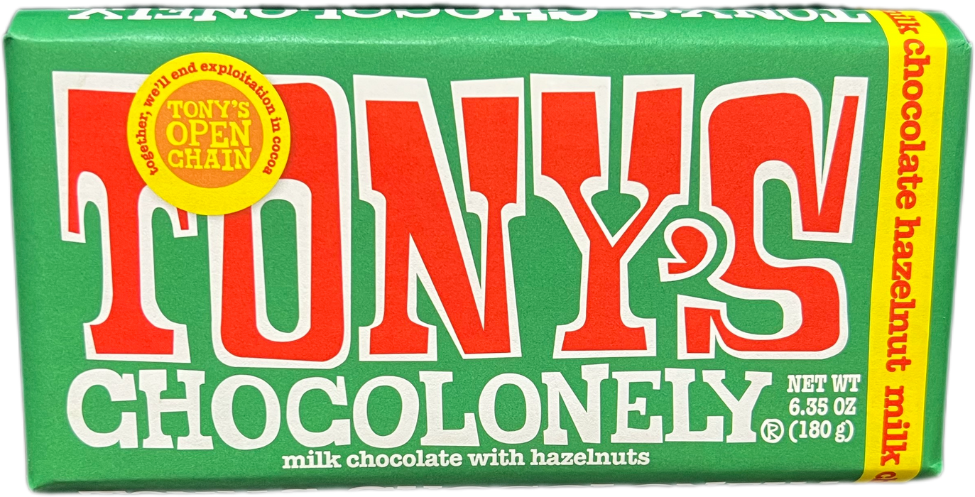Tony's 6.65oz Milk Chocolate Hazelnut Chocolate Bar