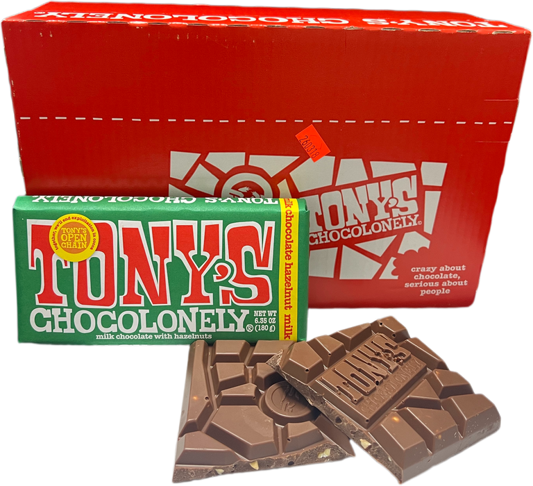 Tony's 6.65oz Milk Chocolate Hazelnut Chocolate Bar