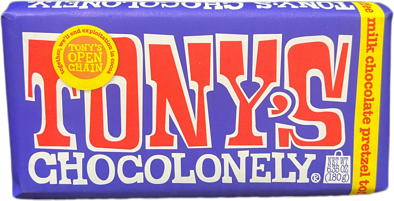 Tony's 6.65oz Milk Chocolate Pretzel Toffee Chocolate Bar