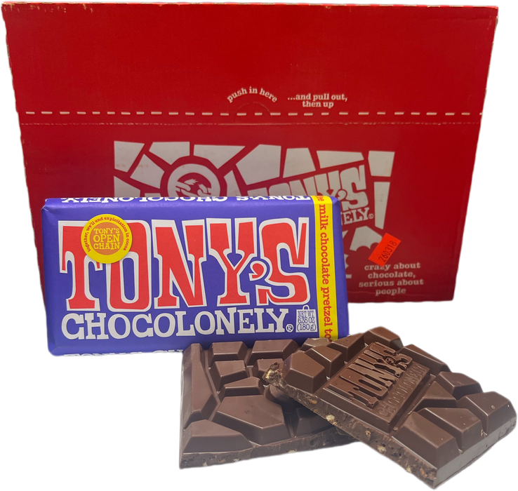 Tony's 6.65oz Milk Chocolate Pretzel Toffee Chocolate Bar