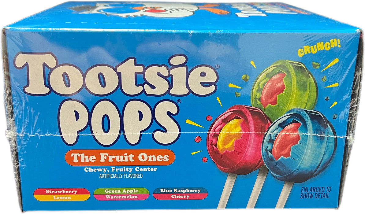 Tootsie Pops 48ct Box The Fruit Ones