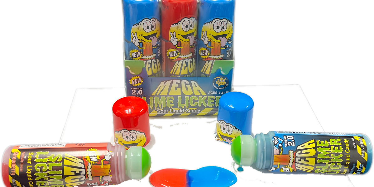 Toxic Waste 3oz Bottle Mega Slime Licker 2.0 Blue Razz or