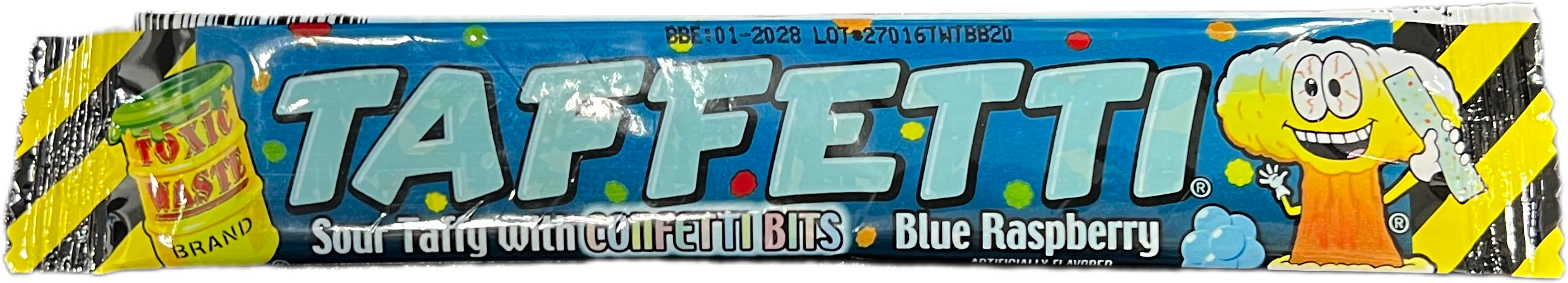 Toxic Waste Taffetti .7oz Bar Blue Raspberry