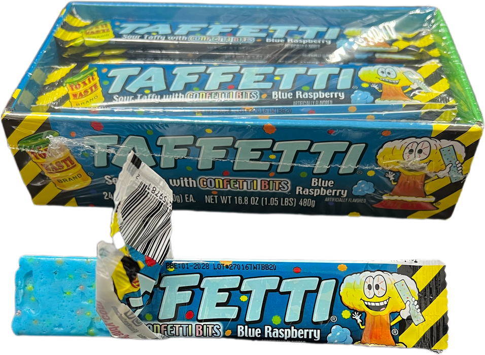 Toxic Waste Taffetti .7oz Bar Blue Raspberry