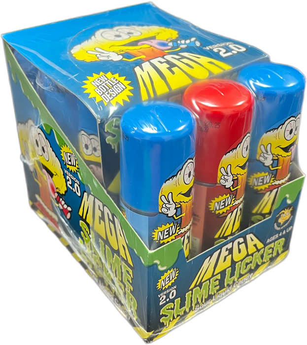 Toxic Waste 3oz Bottle Mega Slime Licker 2.0 Blue Razz or Strawberry