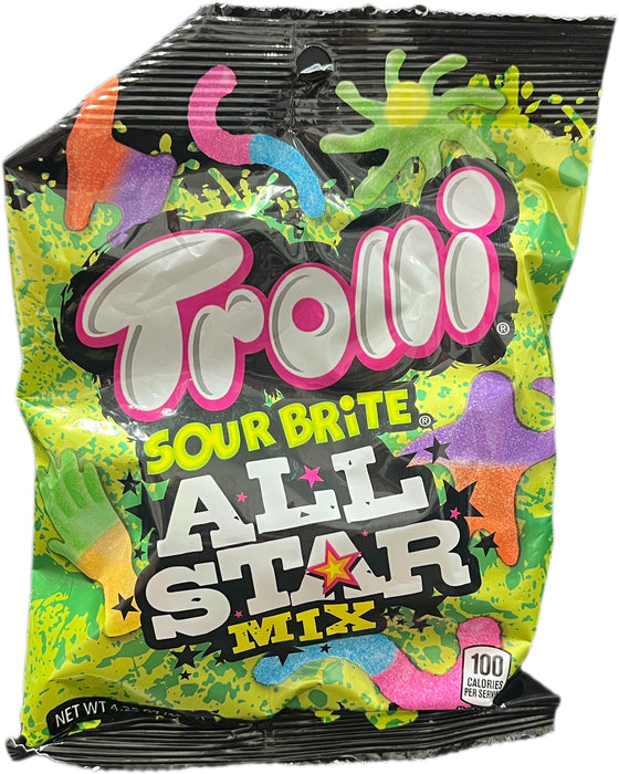 Trolli Sour Brite Crawlers 4.25oz All Star Mix