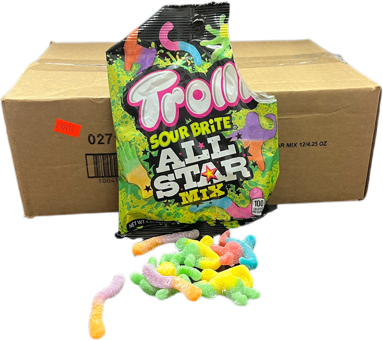 Trolli Sour Brite Crawlers 4.25oz All Star Mix