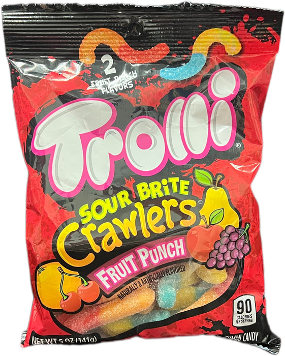 Trolli Sour Brite Crawlers 5oz Fruit Punch