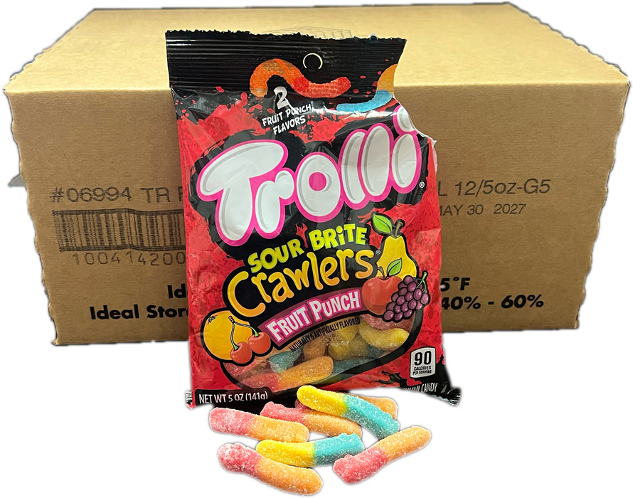 Trolli Sour Brite Crawlers 5oz Fruit Punch