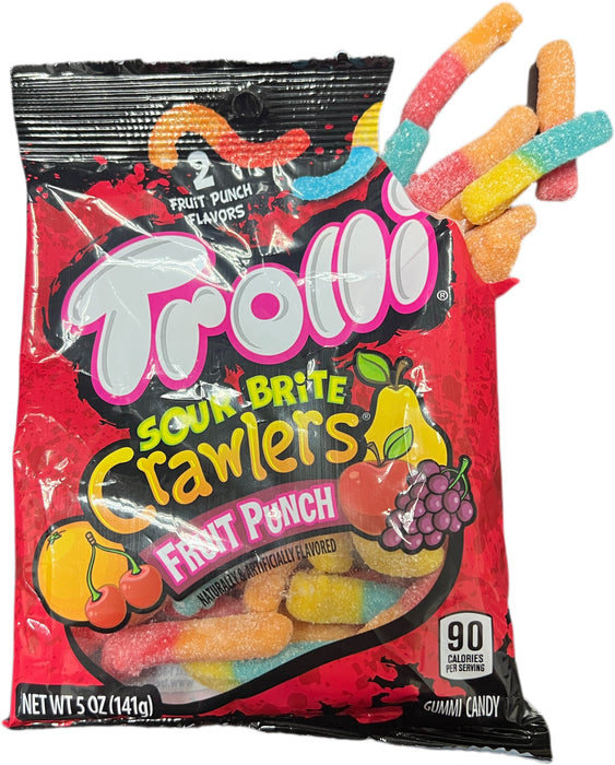 Trolli Sour Brite Crawlers 5oz Fruit Punch