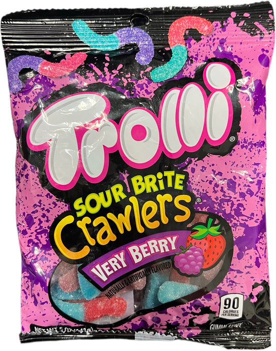 Trolli Sour Brite Crawlers 5oz Very Berry