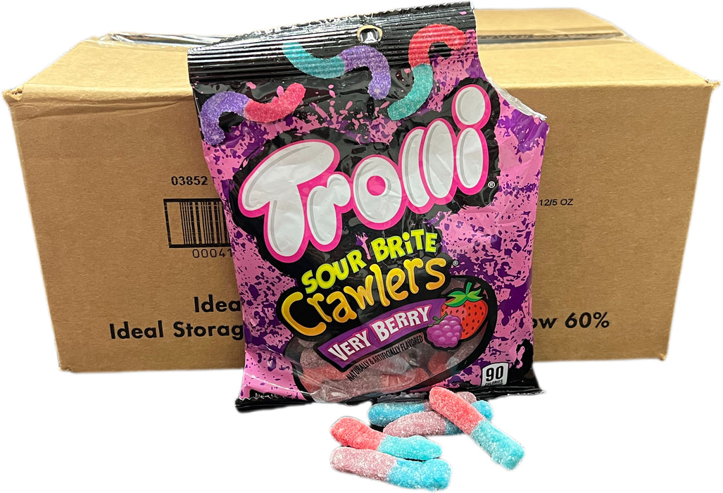 Trolli Sour Brite Crawlers 5oz Very Berry