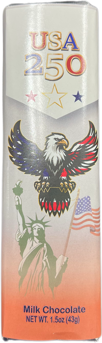 America 250 1.5oz Milk Chocolate Bar Eagle