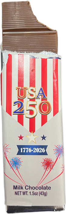 America 250 1.5oz Milk Chocolate Bar Flag