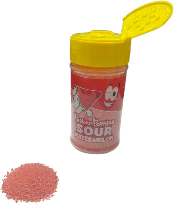 Pucker Powder 2.1oz Jar Topping Sour Watermelon