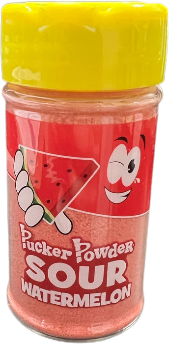 Pucker Powder 2.1oz Jar Topping Sour Watermelon