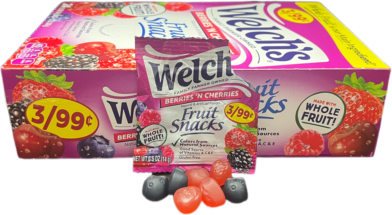 Welchs Berries N' Cherries .5oz Bag
