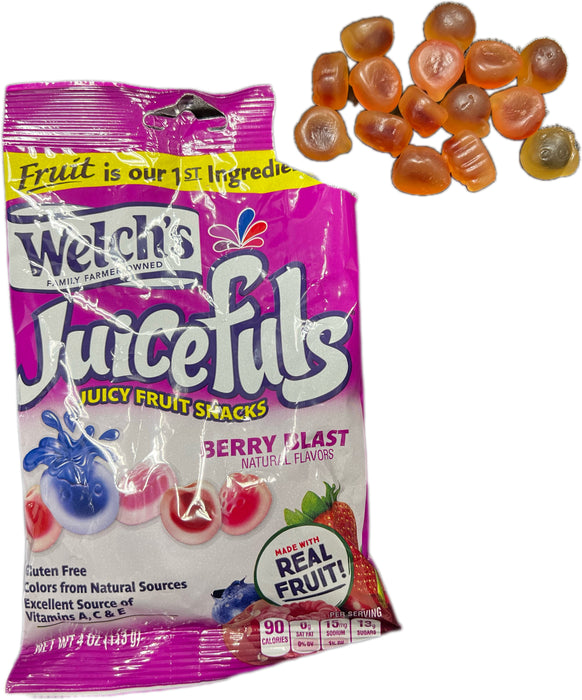 Welch's Juicefuls 4oz Bag Berry Blast