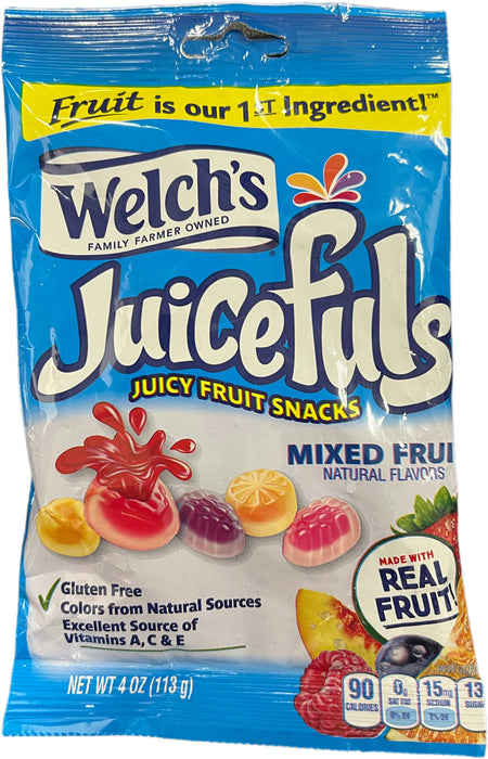 Welch's Juicefuls 4oz Bag Mixed Fruit