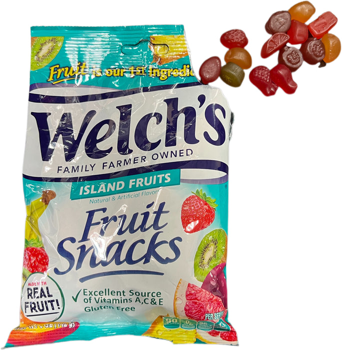 Welch's Fruit Snacks 5oz Bag Island Fruits