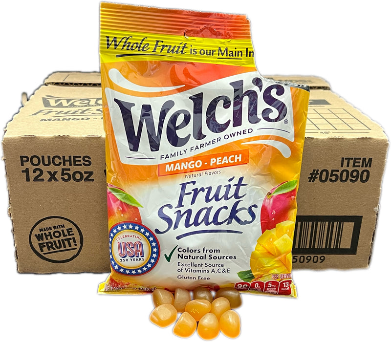 Welch's Fruit Snacks 5oz Bag Mango - Peach
