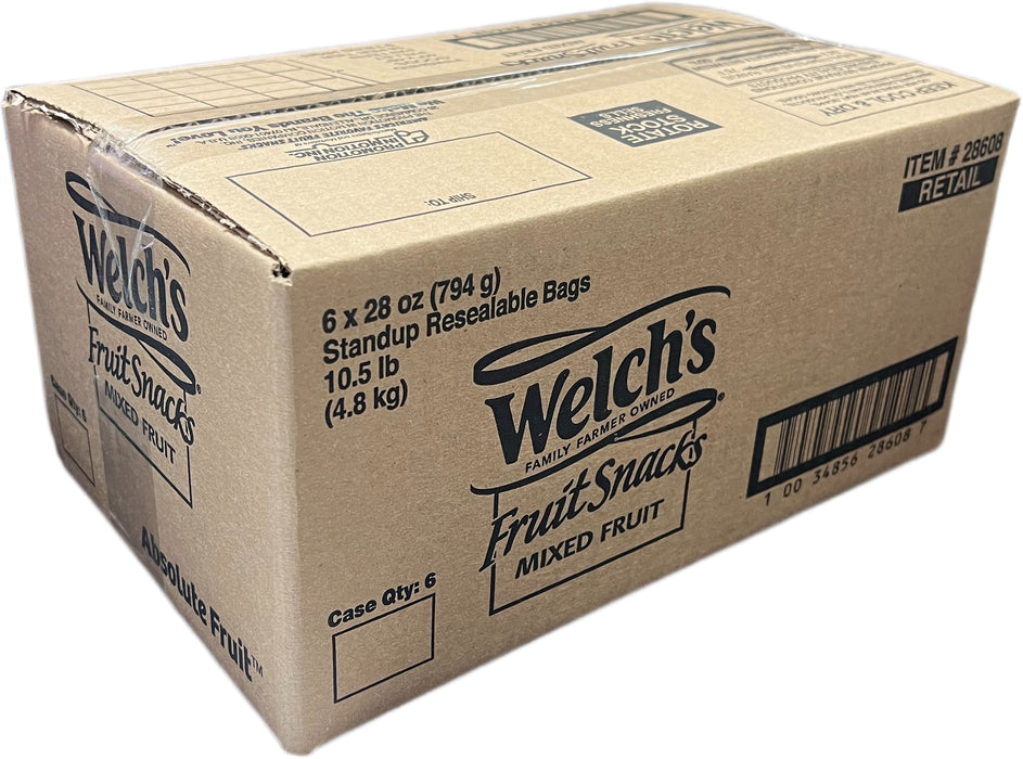 Welch's Fruit Snacks 28oz Bag Mixed Fruit