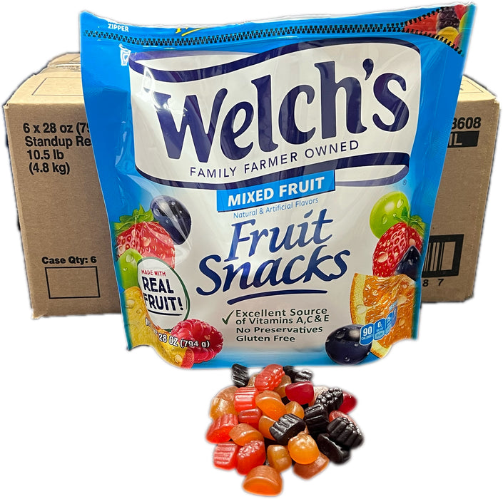 Welch's Fruit Snacks 28oz Bag Mixed Fruit