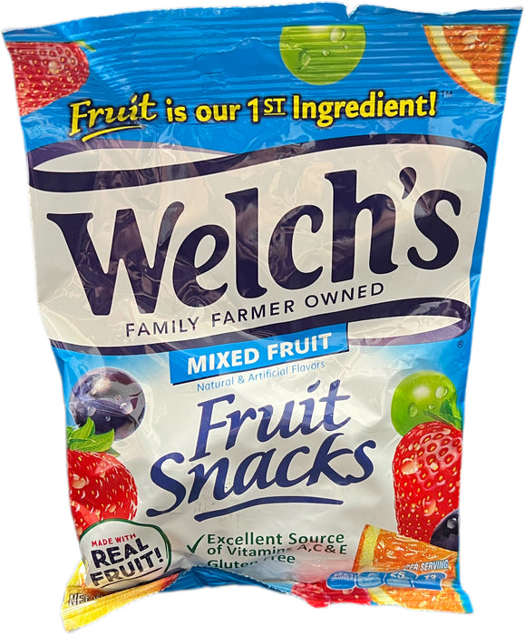 Welch's Fruit Snacks 5oz Bag Mixed Fruit